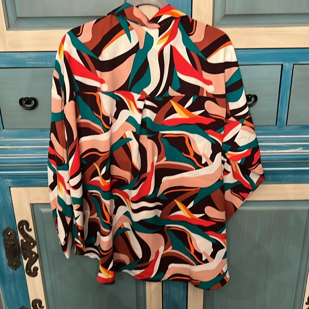 Multi-colored blouse - Picture 3 of 4